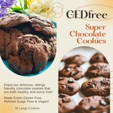 Load image into Gallery viewer, Super Chocolate Cookies -  10 Large Cookies
